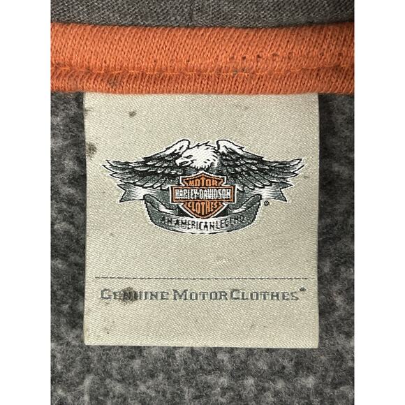 Harley Davidson Jacket Womens M Brown Rallyrunner Leather Hooded 3 in 1 Full Zip - Picture 3 of 16